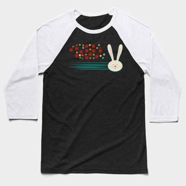 Easter Bunny Holiday Cute Rabbit Baseball T-Shirt by sofiartmedia